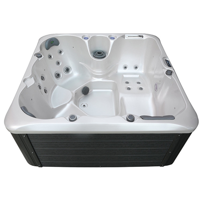American Aristech Acrylic 5 pessoas banheira de hidromassagem com controles Balboa e luz subaquática vibrante