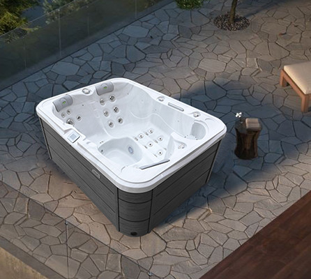 1 Lounge 2 lugares Spa exterior branco Banheira de hidromassagem Banheiras de hidromassagem Banheiras de hidromassagem