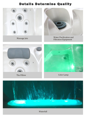27pcs Jets 2 Lounges Spa ao ar livre banheira de hidromassagem banheira de hidromassagem