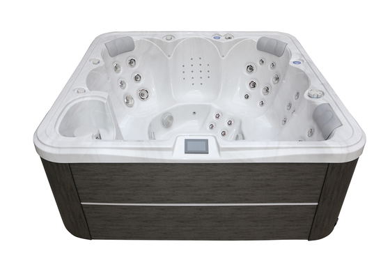 Jacuzzi Spa de natação ao ar livre Banheira de massagem acrílica Banheira de banho de auto-limpeza Piscinas de spa para 6 pessoas