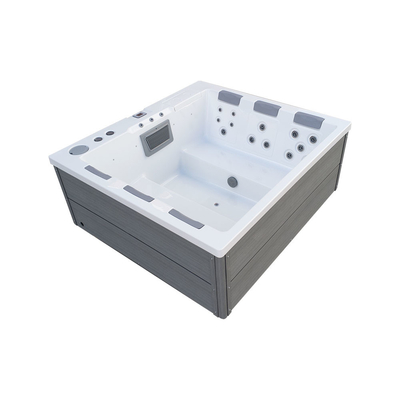 Spa ao ar livre Whirlpool Spa acima do solo Piscina de massagem banheira de hidromassagem com função de jacuzzi