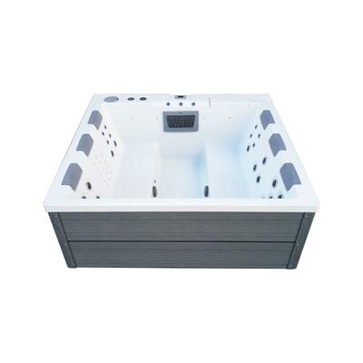 Spa ao ar livre Whirlpool Spa acima do solo Piscina de massagem banheira de hidromassagem com função de jacuzzi