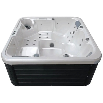 Banheira de hidromassagem rectangular com 1pc luz subaquática e 1pc bomba de circulação