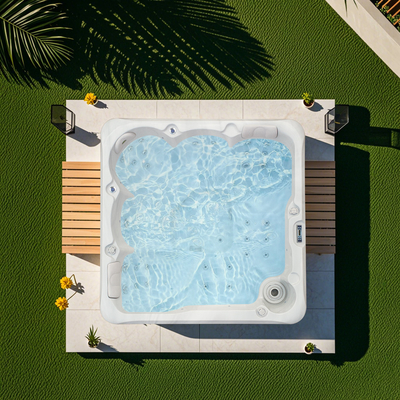 American Aristech Acrylic Hydrotherapy 5 pessoas banheira de hidromassagem com sistema de controle Balboa