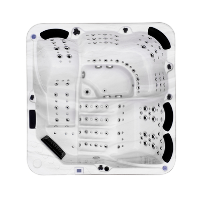 Hidroterapia ao ar livre Spa piscina jatos de ar massagem banheira de hidromassagem banheira de hidromassagem com luz LED