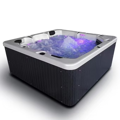 Jacuzzi Banheira de Spa ao ar livre com hidroterapia Banheira de hidromassagem para 5 pessoas Massagem de luxo para uso em villa