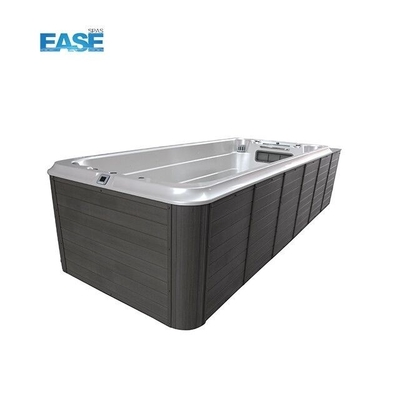 Piscina de banho ao ar livre para jardim 5 metros piscina infinita spa banheira de hidromassagem com função de massagem