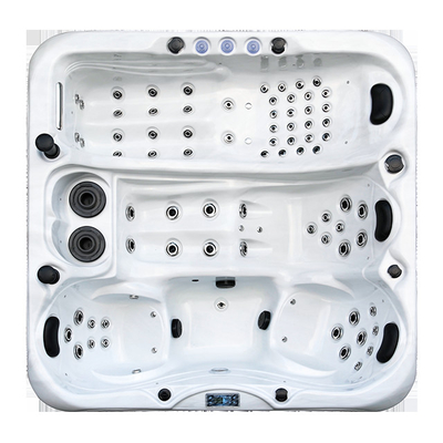 Banheira de hidromassagem de luxo para 4 pessoas Banheira de hidromassagem acrílica para adultos Banheira de hidromassagem com função de massagem