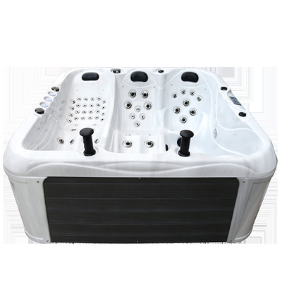 Banheira de hidromassagem de luxo para 4 pessoas Banheira de hidromassagem acrílica para adultos Banheira de hidromassagem com função de massagem