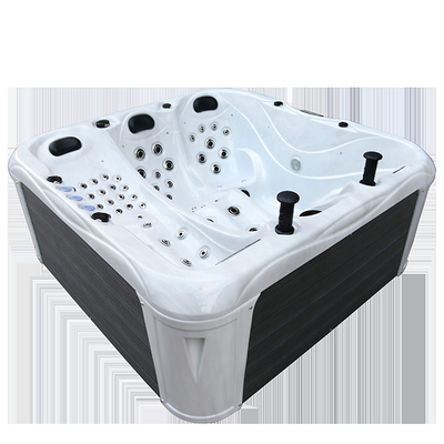 Banheira de hidromassagem de luxo para 4 pessoas Banheira de hidromassagem acrílica para adultos Banheira de hidromassagem com função de massagem