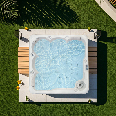 Acrílico 5 Pessoas Outdoor Swim Spa Pool Jardim Relax Massagem Whirlpool Tubos De Hidromassagem
