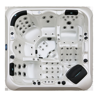 Jardim 5 lugares Luxo Massagem Spa Banheira de Outdoor Whirlpool Banheira de hidromassagem acrílica freestanding Spa Tub Para Villa
