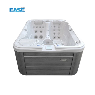 Banheira de hidromassagem de 350 kg com capacidade para 3 pessoas com aquecedor de 3 kW, luz e filtro