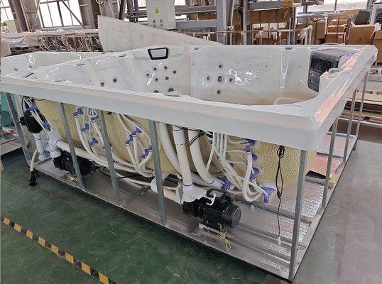 Banheira de hidromassagem acrílica de 89-Jet para 8 pessoas Jacuzzi SPA de 600 libras