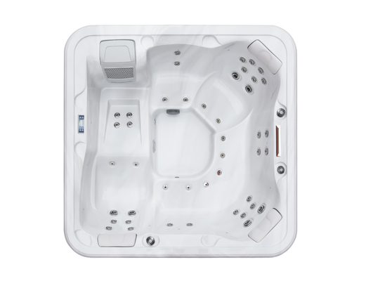 Banheira de aquecimento de massagem de acrílico independente Banheira de hidromassagem de spa de imersão ao ar livre