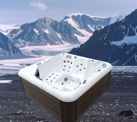 Piscina de spa ao ar livre hidroterapia sauna massagem banheira de hidromassagem com aquecimento