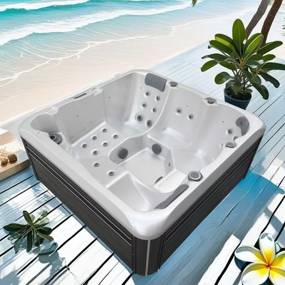 Vila de jardim ao ar livre banheira de hidromassagem acrílica banheira de massagem spa para melhor conforto