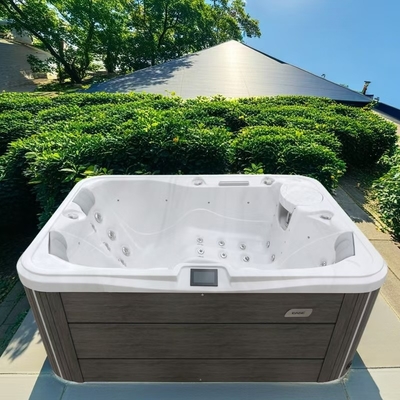 Fábrica a granel Acrílico Exterior Interior Massagem Imersão Banheira Hidráulica Banheira de hidromassagem Spa