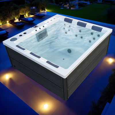 6 pessoas Sistema moderno de hidromassagem banheiras de hidromassagem SPA piscina banheira de hidromassagem ao ar livre