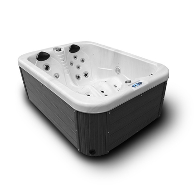 Banheiras de hidromassagem acrílicas para 2 pessoas Banheira de hidromassagem para jardim com luzes LED