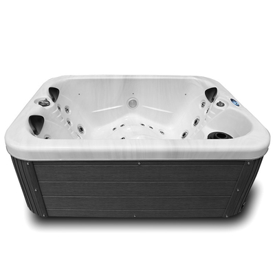 Banheiras de hidromassagem acrílicas para 2 pessoas Banheira de hidromassagem para jardim com luzes LED