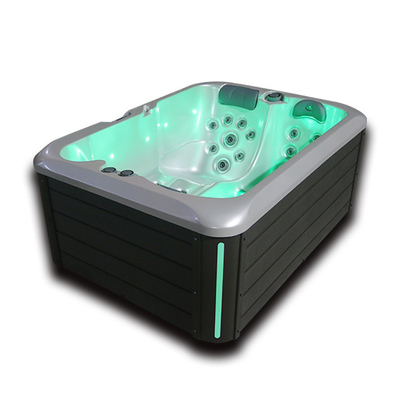 Os jatos exteriores acrílicos do ar da banheira fazem massagens o redemoinho dos termas da cachoeira das banheiras de hidromassagem