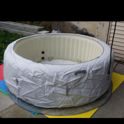 banheira inflável do redemoinho da banheira de hidromassagem dos termas da massagem branca de 2.0m