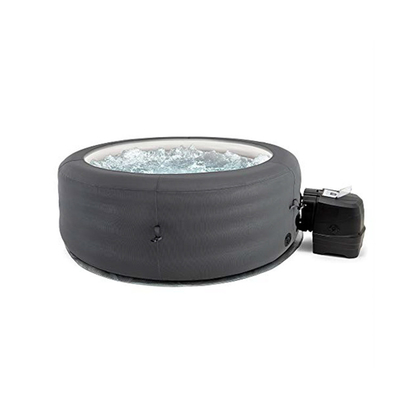 Termas infláveis da banheira de hidromassagem da banheira da mensagem exterior portátil com tampa