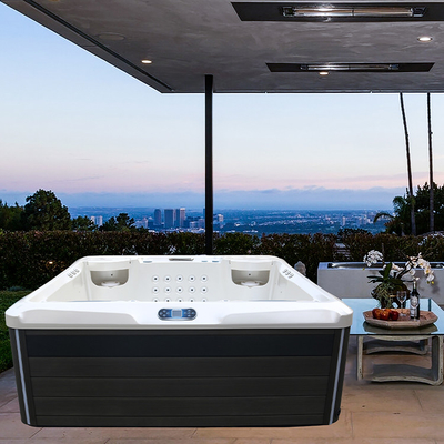 M-361D American Aristech Acrílico Banheira de Hidromassagem Externa com Jacuzzzi para 4 Pessoas