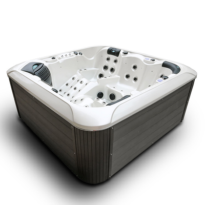 Massagem acrílica Terapia banheira de hidromassagem Spa banheira de hidromassagem para relaxação ao ar livre 5 pessoas