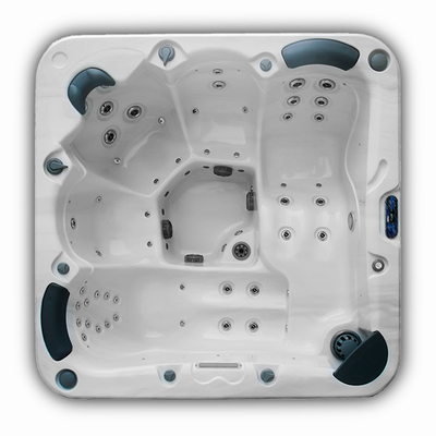 3 lugares 2 espreguiçadeiras 380kg American Aristech banheira de hidromassagem com hidroterapia para relaxamento em casa spa