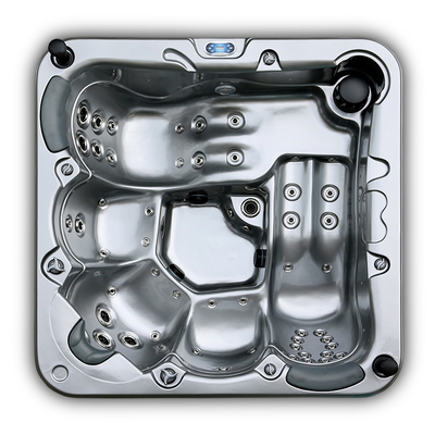 3 lugares 2 espreguiçadeiras 380kg American Aristech banheira de hidromassagem com hidroterapia para relaxamento em casa spa
