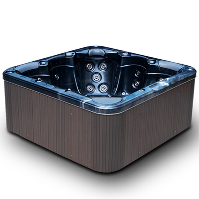 3 lugares 2 espreguiçadeiras 380kg American Aristech banheira de hidromassagem com hidroterapia para relaxamento em casa spa