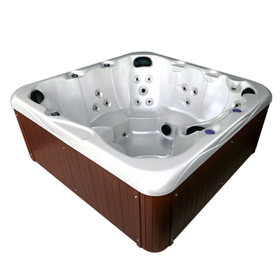 Os jatos exteriores do ar fazem massagens a banheira do redemoinho da banheira de hidromassagem para 6-7 pessoas