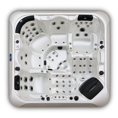 Da banheira automática luxuosa dos termas da massagem dos assentos do jardim 5 banheira de hidromassagem exterior