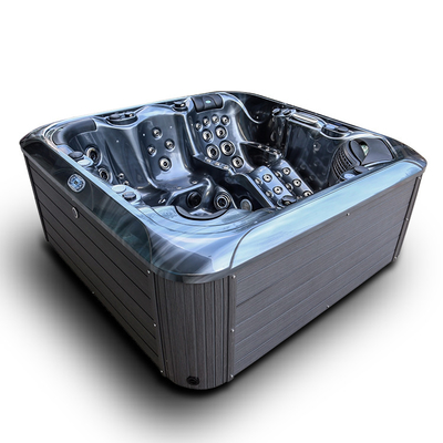 Massagem acrílica Terapia banheira de hidromassagem Spa banheira de hidromassagem para relaxação ao ar livre 5 pessoas