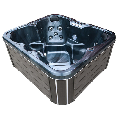 As banheiras de hidromassagem exteriores dos termas do redemoinho dos jatos do ar fazem massagens a banheira para 4 pessoas