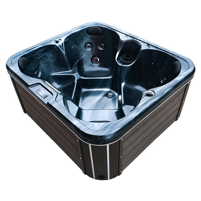 As banheiras de hidromassagem exteriores dos termas do redemoinho dos jatos do ar fazem massagens a banheira para 4 pessoas