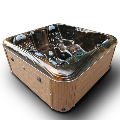 Spa ao ar livre para 4 pessoas Banheira de hidromassagem quintal Nadar Spa Hidromassagem Massagem para jacuzzi