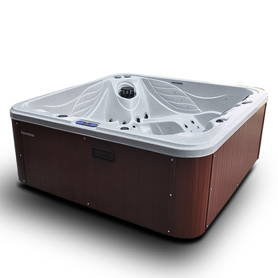 Os jatos de mármore brancos do ar da cor fazem massagens a banheira interna exterior das banheiras de hidromassagem