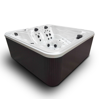 Cuba luxuosa dos termas da banheira de hidromassagem da massagem do sistema do filtro do fluxo da espuma do alto densidade de 5 pessoas