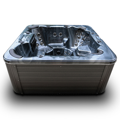 Grande banheira exterior acrílica luxuosa dos redemoinhos das banheiras de hidromassagem dos termas para 6-7 pessoas