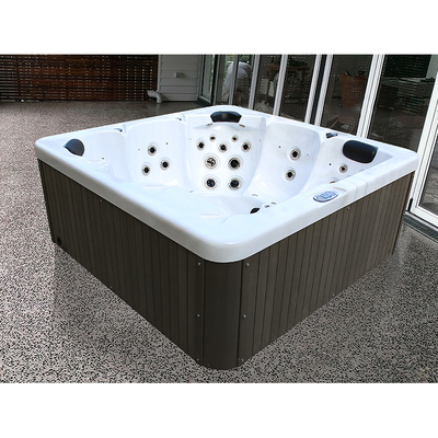 Massagem ao ar livre acrílica americana Jacuzzi banheira de hidromassagem para 6 pessoas