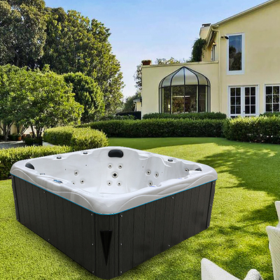 Os assentos exteriores da banheira de hidromassagem 7 dos termas do redemoinho do jardim esquadram a hidro banheira da massagem