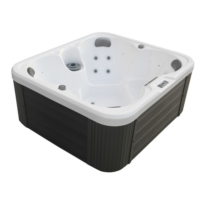 3KW as banheiras dos termas do redemoinho dos assentos do quadrado 4 fazem massagens os termas da hidroterapia das banheiras de hidromassagem exteriores
