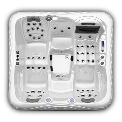 A banheira de hidromassagem acrílica dos termas do banho da massagem com jatos do ar faz massagens para 5 pessoas