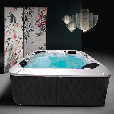 Massagem acrílica Terapia banheira de hidromassagem Spa banheira de hidromassagem para relaxação ao ar livre 5 pessoas