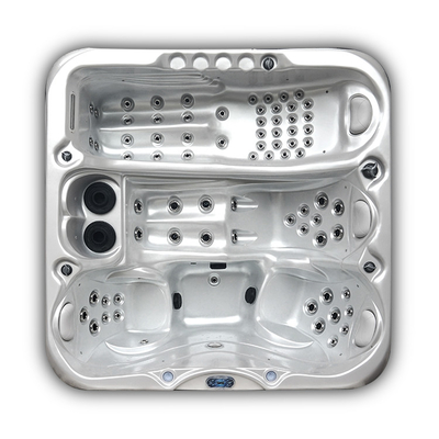 Grande sala de estar traseira alta exclusiva Seat de Hot Tub With 2 do desenhista