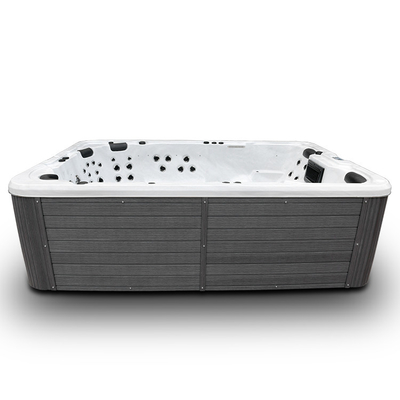 piscina infinita exterior acrílica 1320mm autônomo de 8 10 pessoas