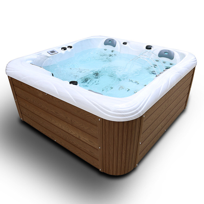 Banheira embebendo exterior dos termas de 4 banheiras de hidromassagem dos assentos com Bluetooth sem fio